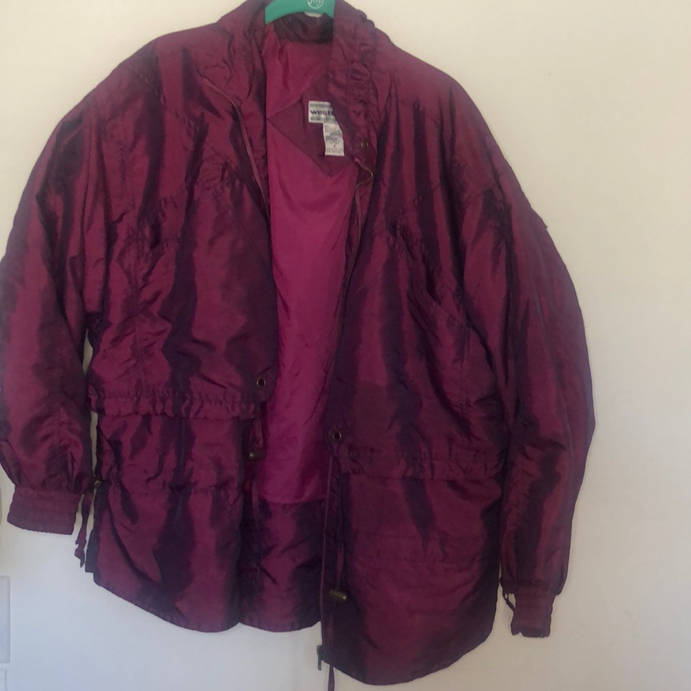 Purple Holographic Westbound Windbreaker